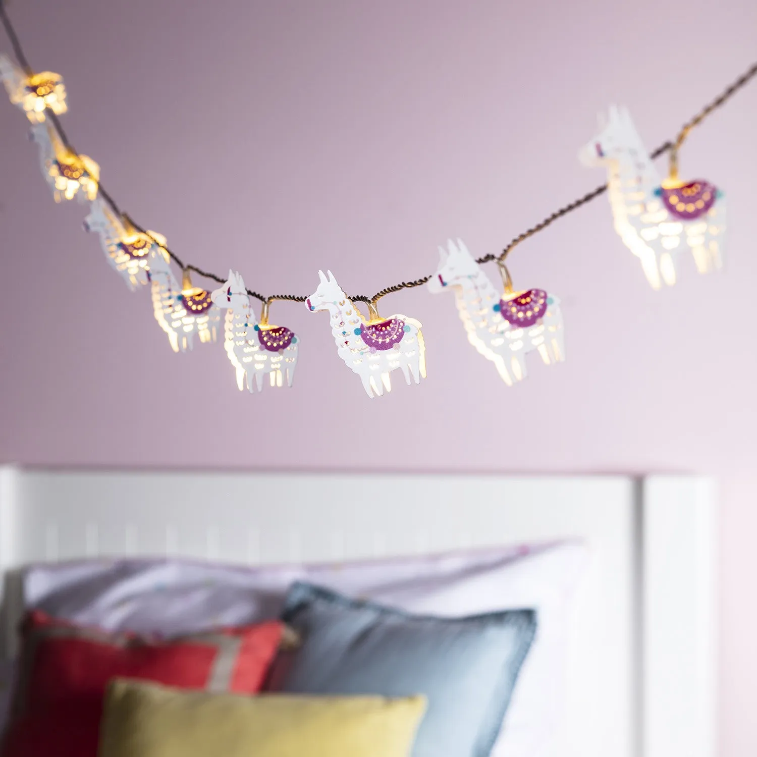 10 Llama Del Rey Battery Children's Fairy Lights