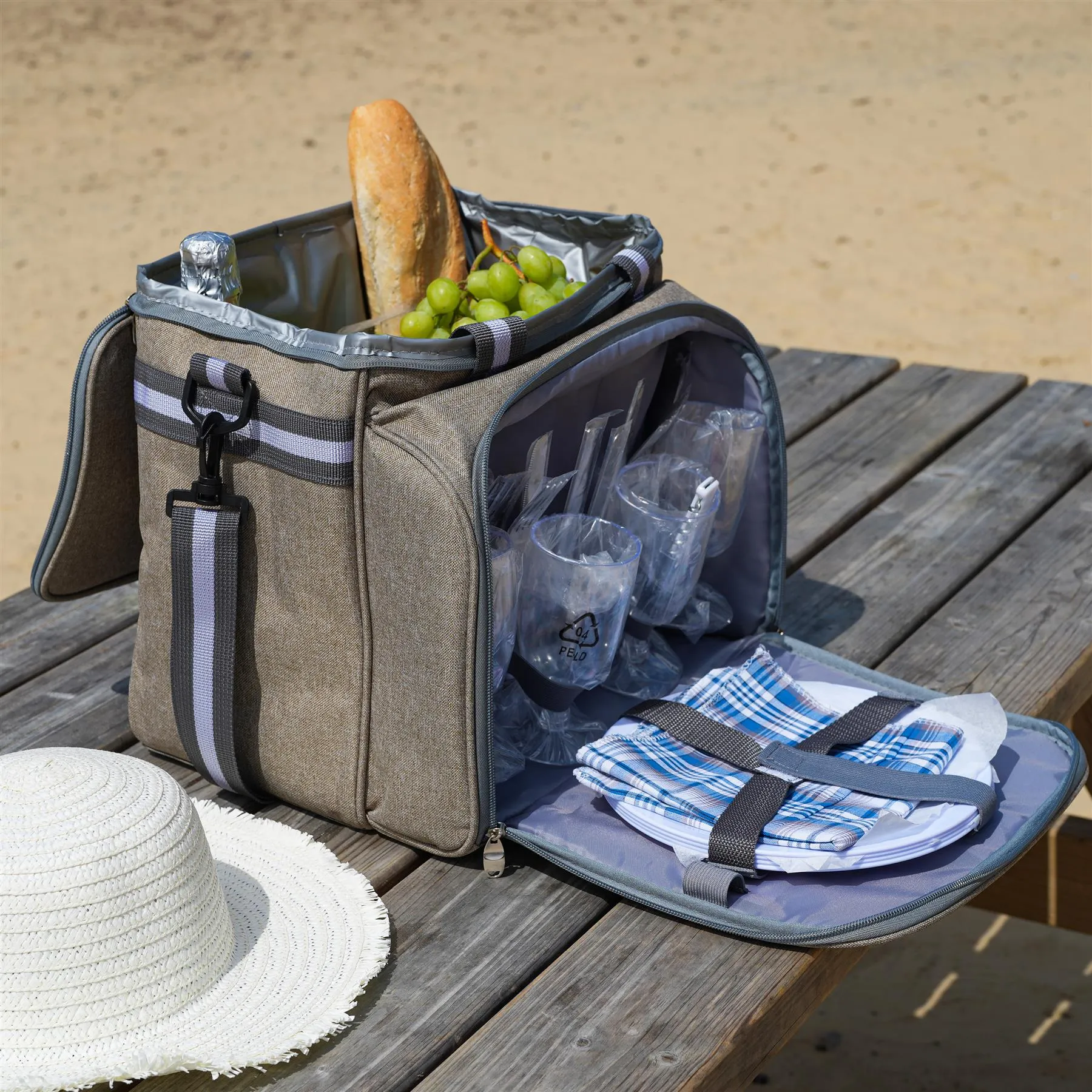 4 Person Picnic Hamper Bag