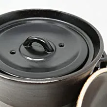 Banko Ware Donabe Rice Pot 2-Go Double Lid