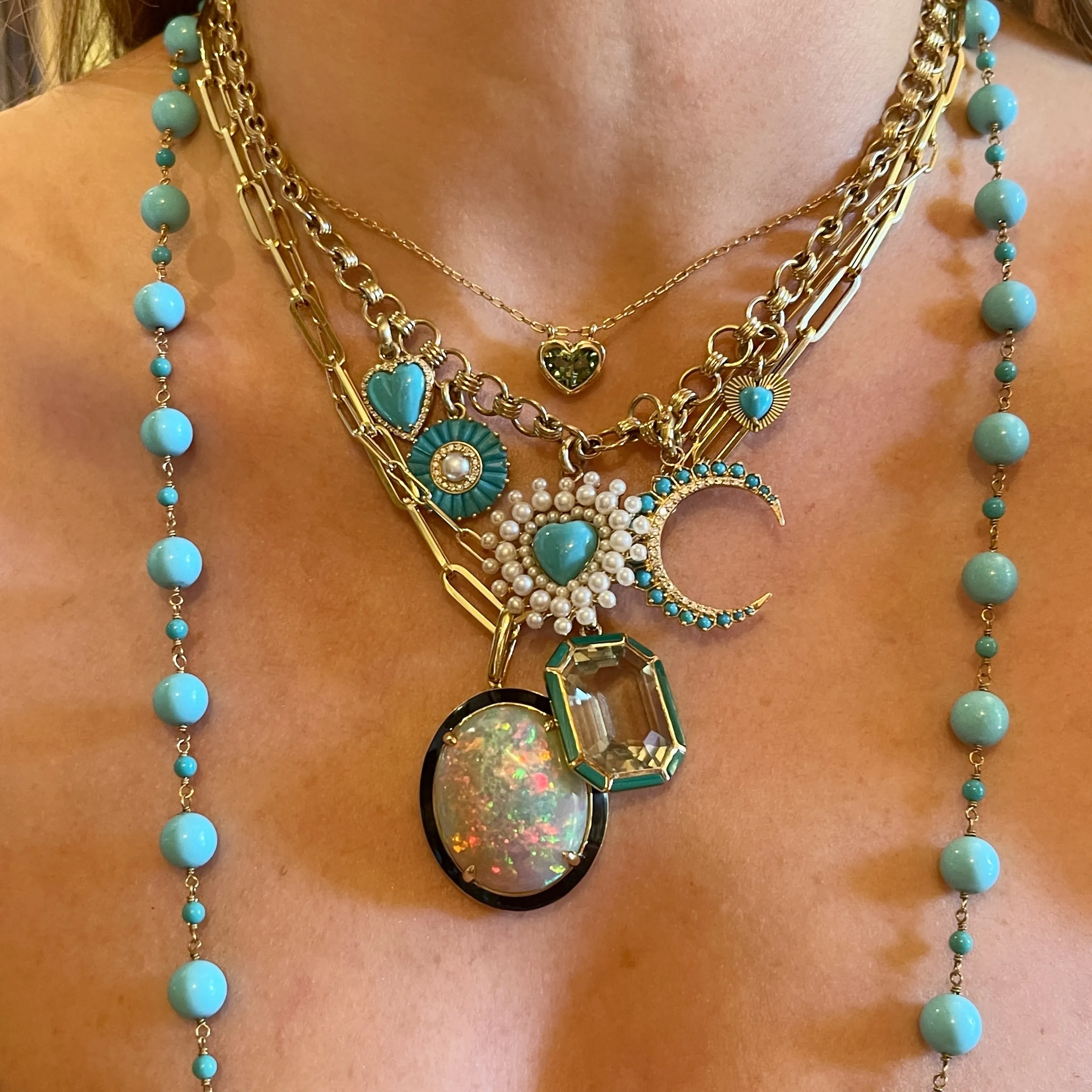 Beyond Sleeping Beauty Turquoise Beads Necklace