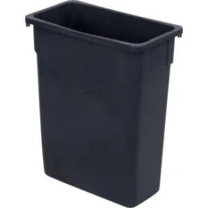 Carlisle TrimLine Rectangle Waste Container 15 Gallon, Gray, - 34201523