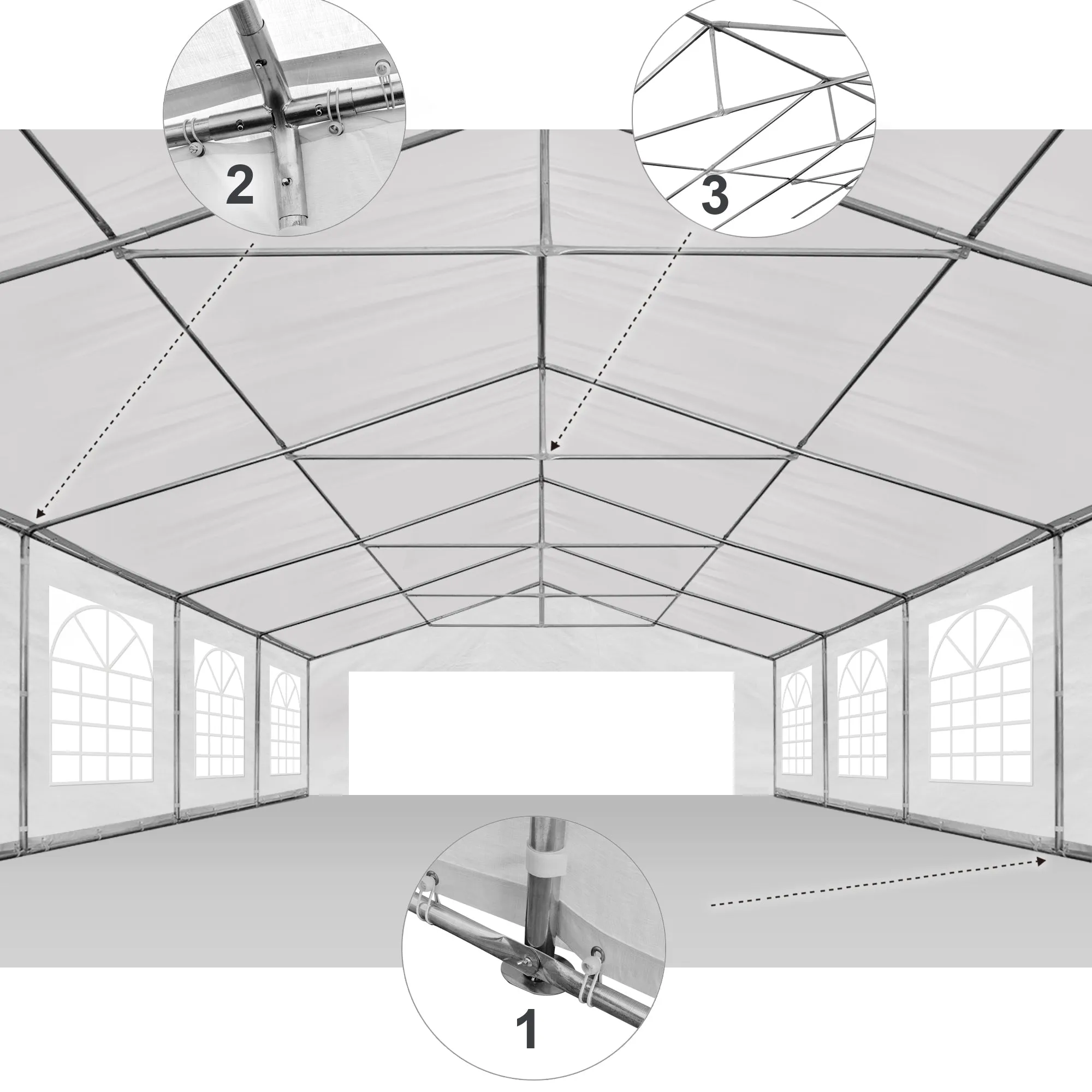 Commercial Event Party Canopy Tent 20 x 20