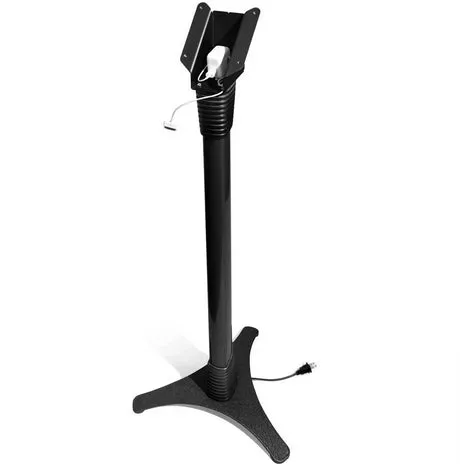 Compulocks Surface Pro 8-10 Space Enclosure Portable Floor Stand Black - Stand - Portable - For Tablet - Enclosure - Loc