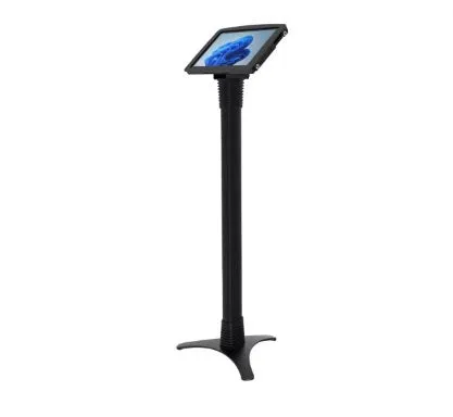 Compulocks Surface Pro 8-10 Space Enclosure Portable Floor Stand Black - Stand - Portable - For Tablet - Enclosure - Loc