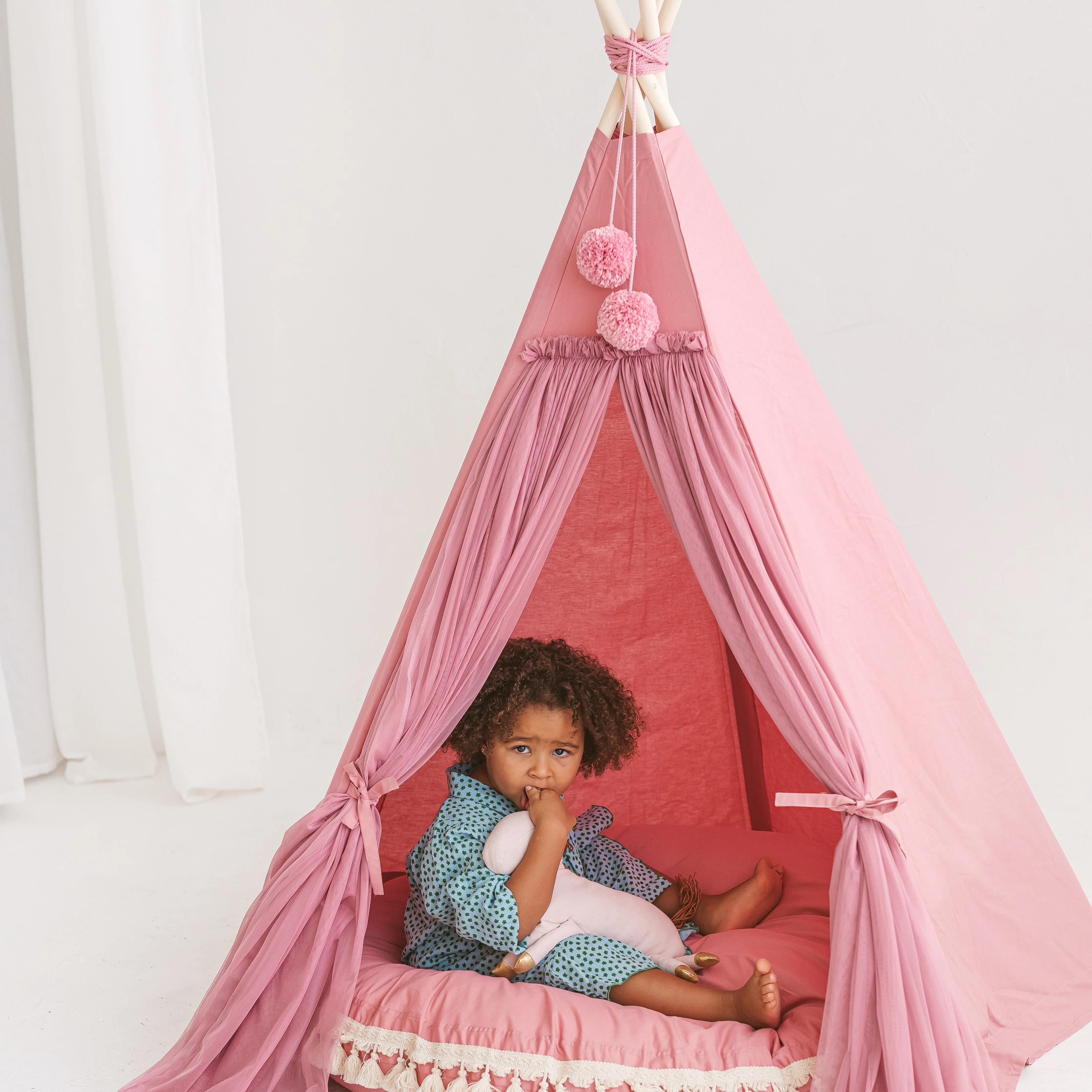 Minicamp Fairy Kids Play Tent With Tulle In Rose