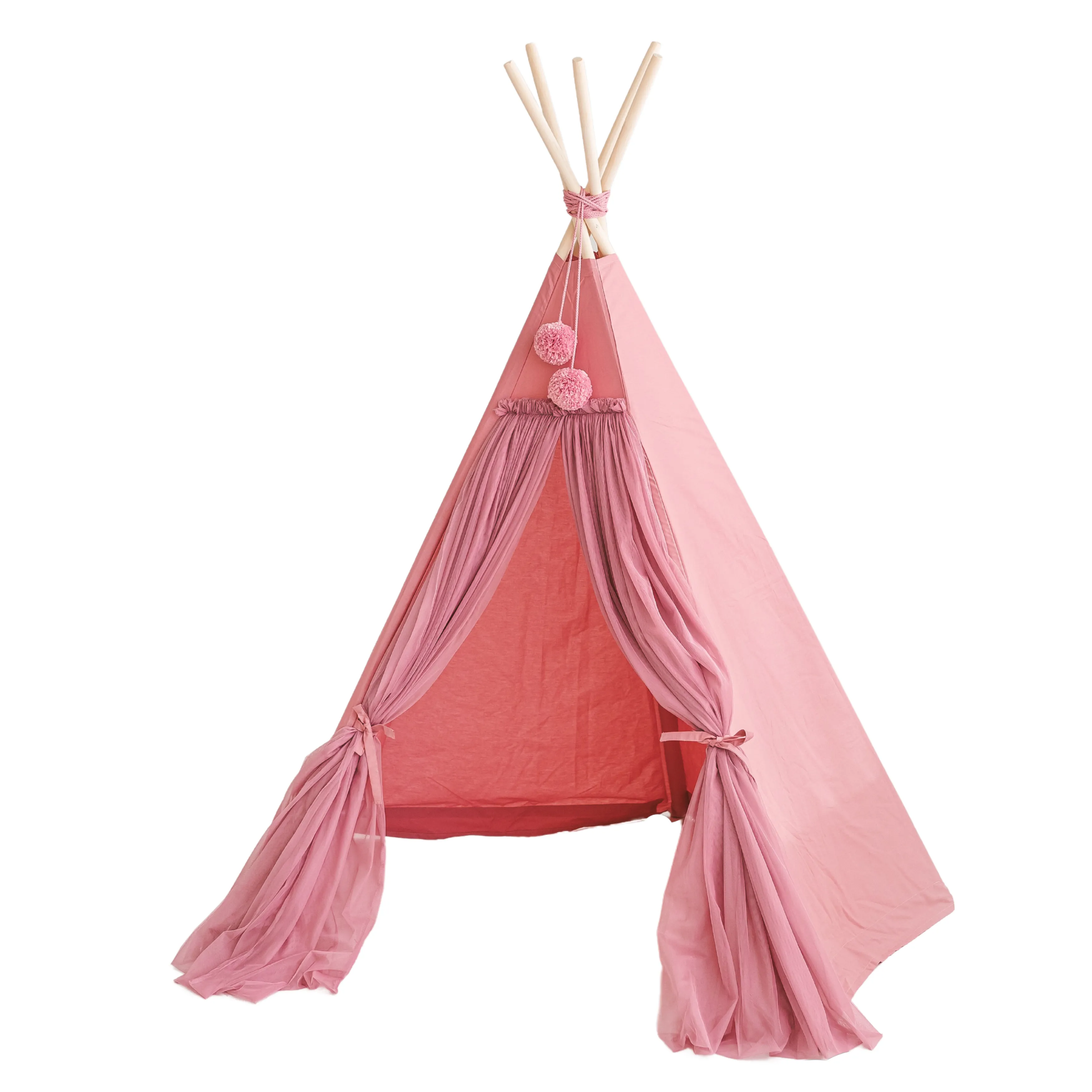 Minicamp Fairy Kids Play Tent With Tulle In Rose