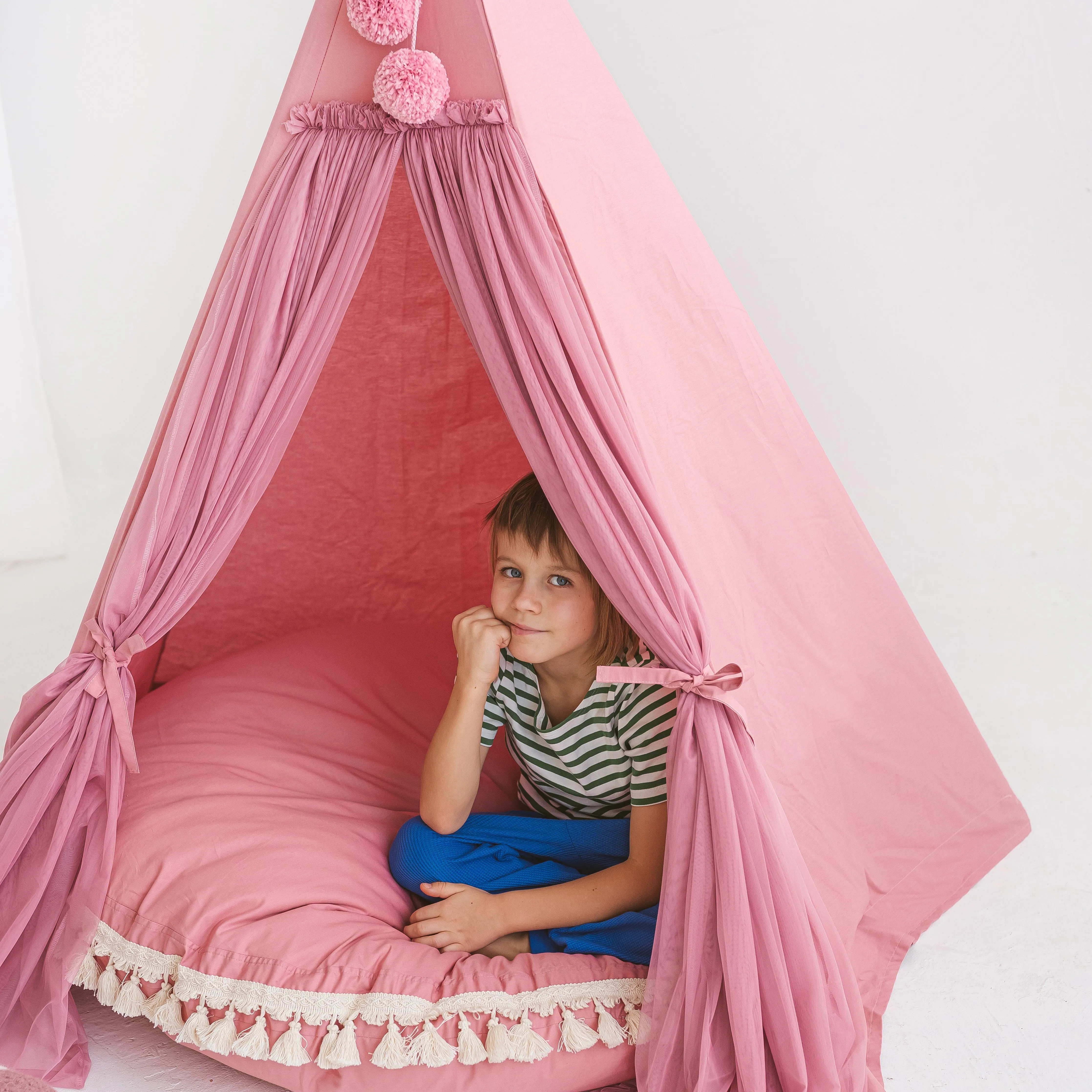 Minicamp Fairy Kids Play Tent With Tulle In Rose