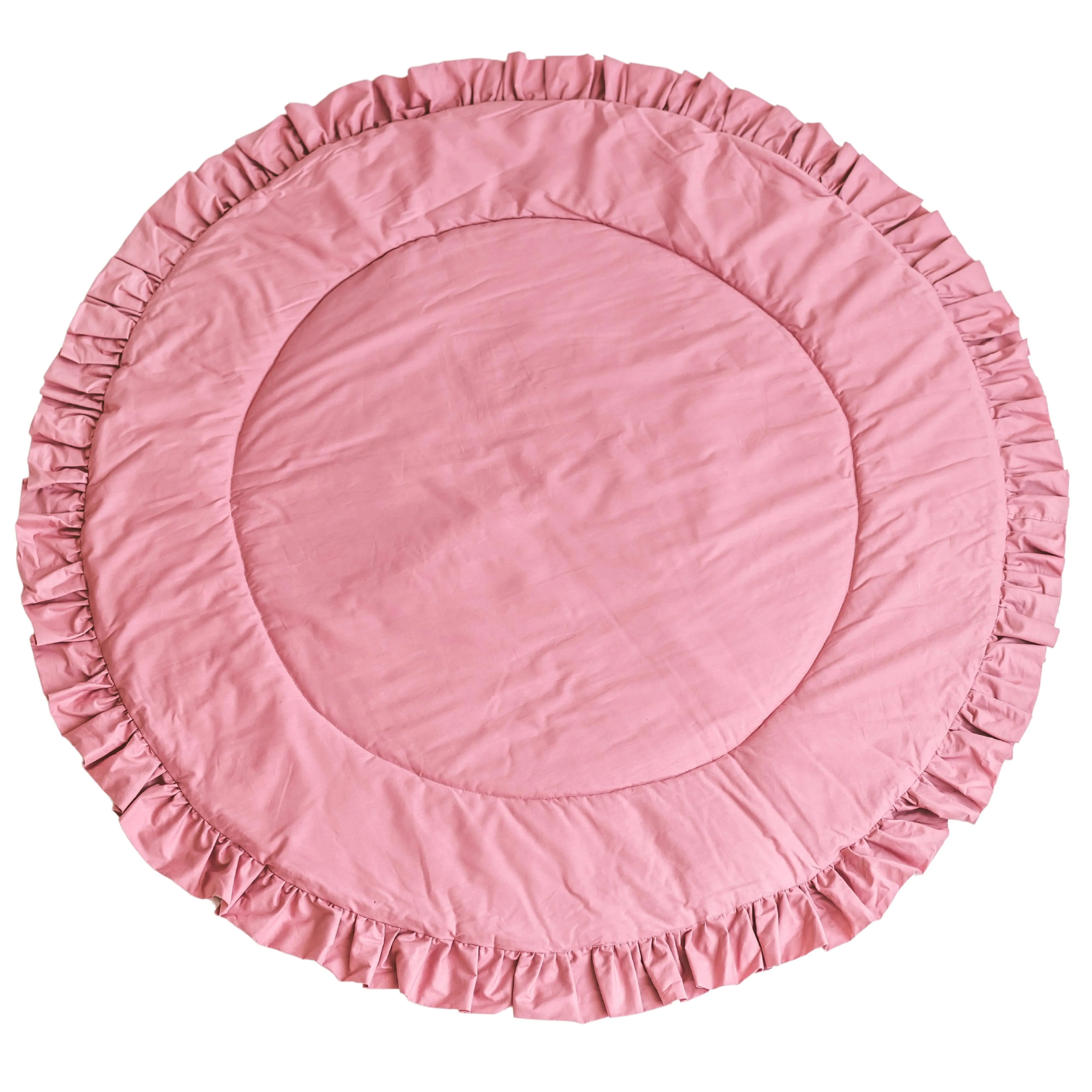 Minicamp Kids Playmat With Ruffles In Rose