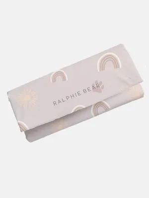 Ralphie Bear Rainbows & Sunshine Travel Mat