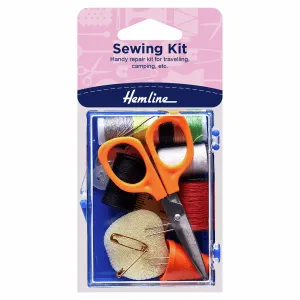 Sewing Kit With Scissors - Compact Size