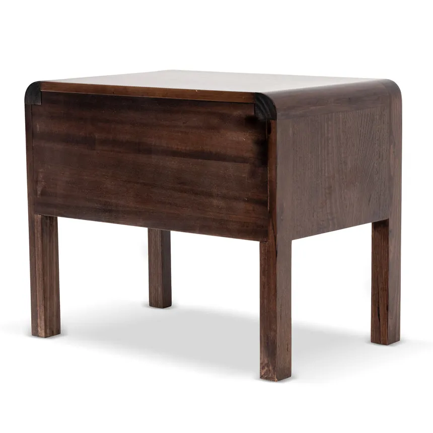 Single Drawer Bedside Table - Walnut