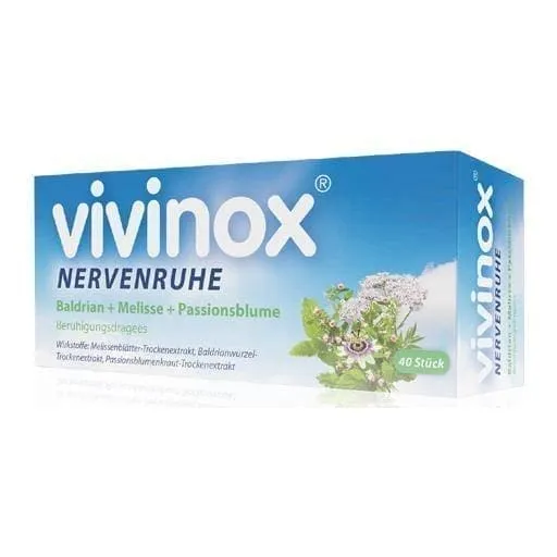 Sleeping pills VIVINOX Nerve valerian, lemon balm, passion flower