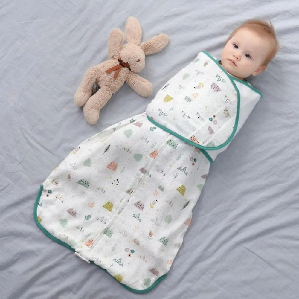 Style6 MNewborns Swaddle Sleepsack Soft Breathable Cotton Infants Sleeping Bag Adjustable Toddlers Wrap Cloth Blanket