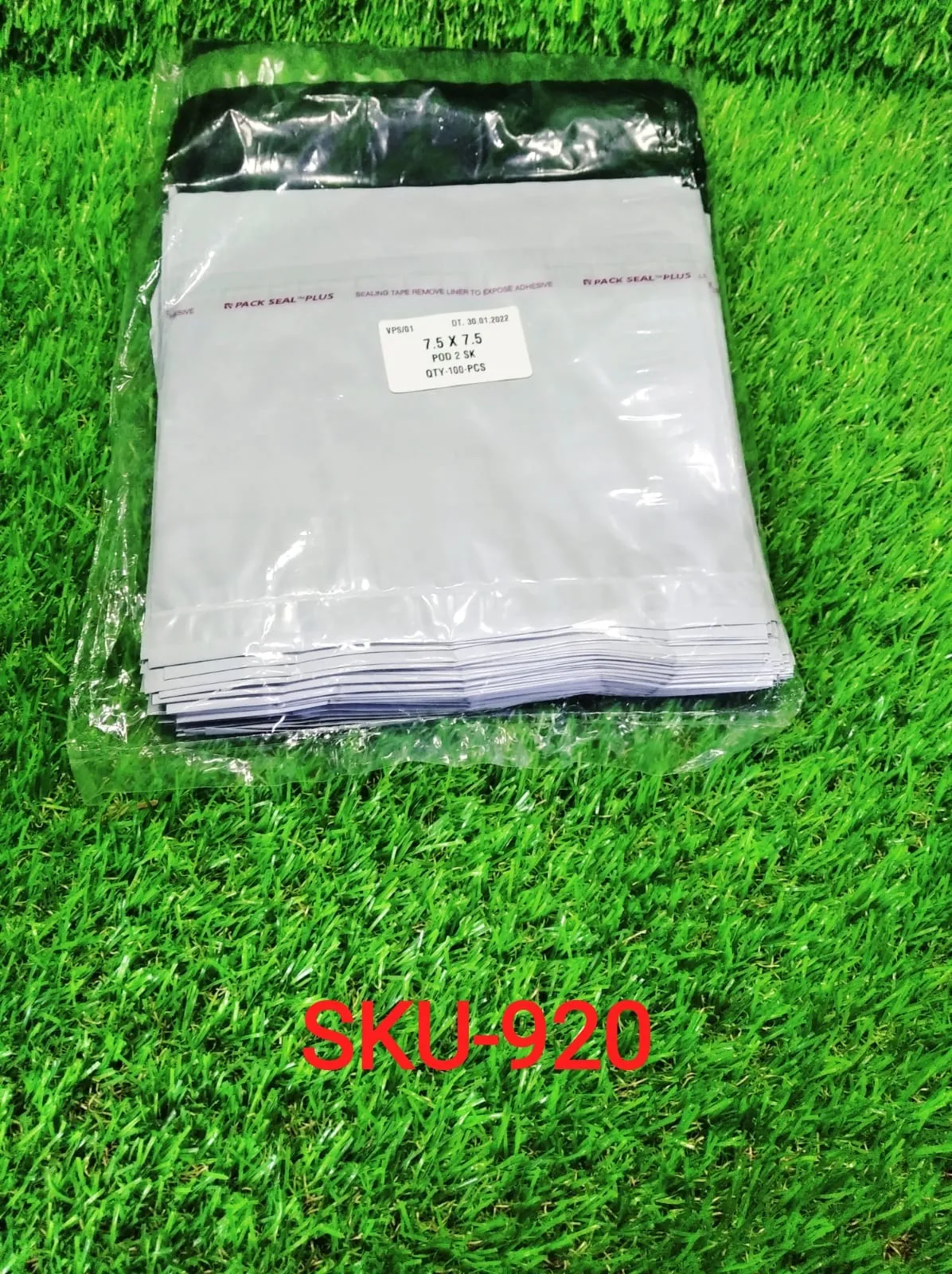 Tamper Proof Courier Bags (7_5X7_5 inch) Pack of 100Pcs