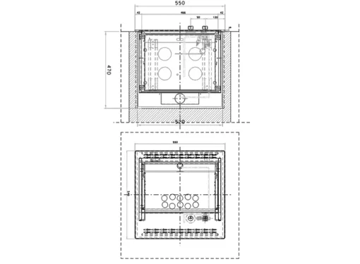 Techimpex Maxi Built in Gas Oven without Grill