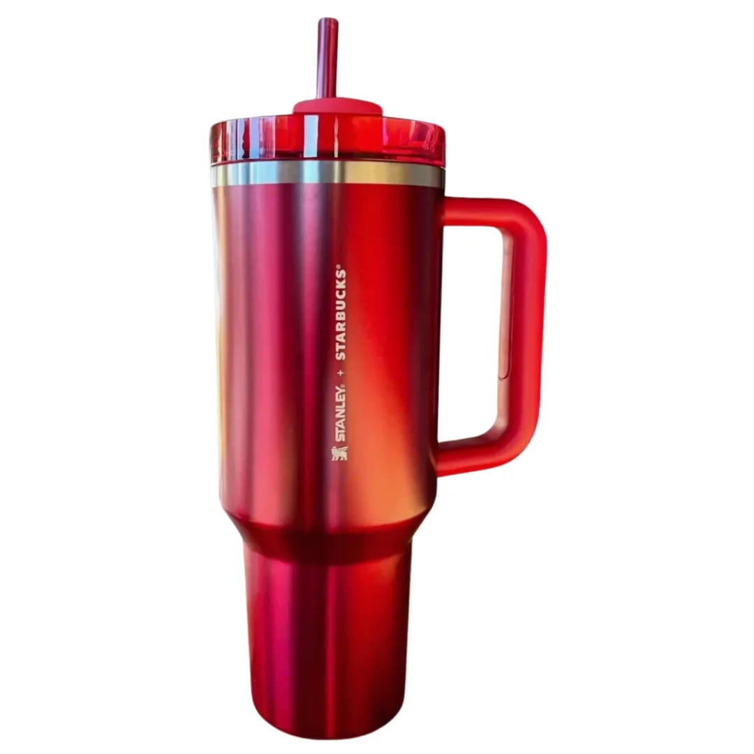 The Quencher Stanley Neon Tumbler Cup 40 OZ