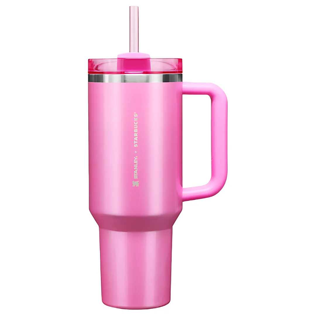 The Quencher Stanley Neon Tumbler Cup 40 OZ