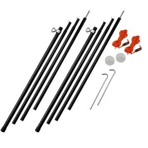 Vango Adjustable Steel King Pole Set - 180-220 cm