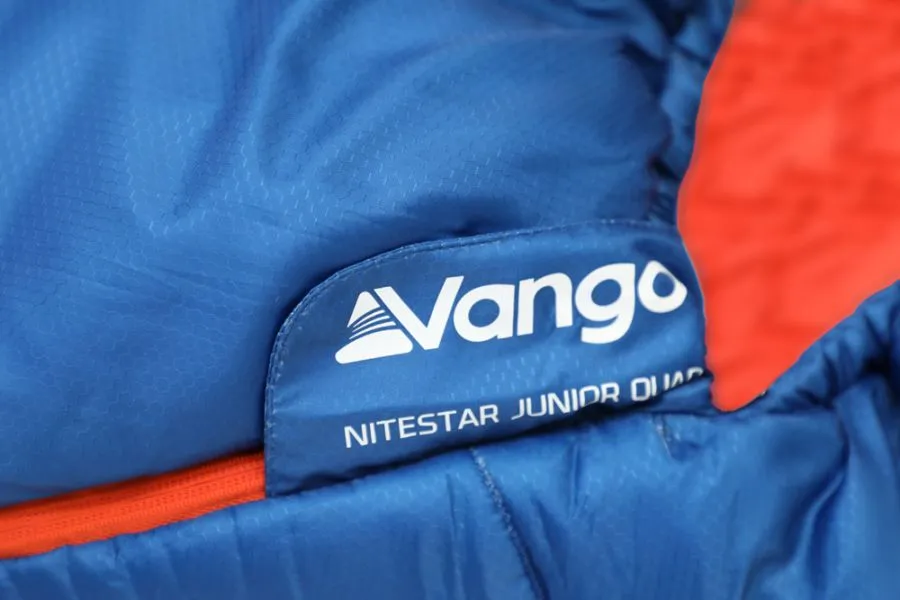 Vango Nitestar Junior QUAD Children's Sleeping Bag in Classic Blue (2-3 Season / 170cm long)