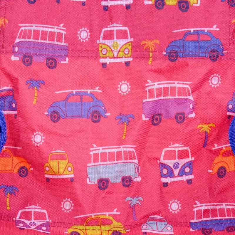 VW Kids Camping Chair Volkswagen Print - Red